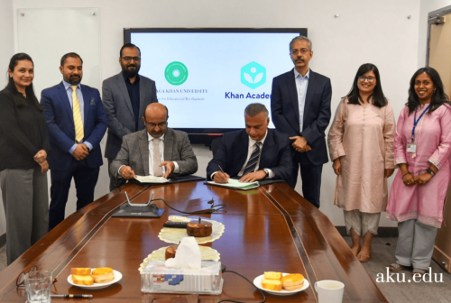Khan Academy Pakistan is thrilled to partner with AKU-