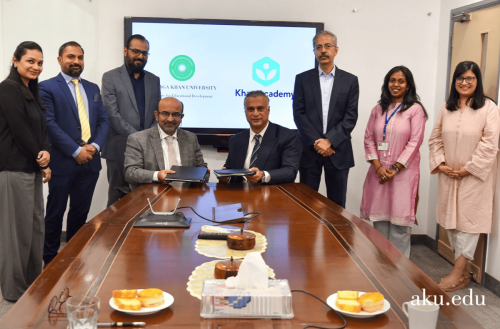 Khan Academy Pakistan is thrilled to partner with AKUimage -